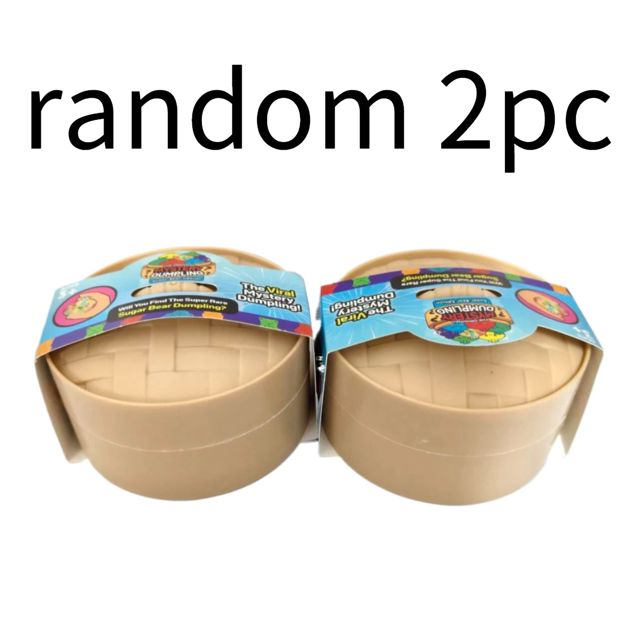 Squishy Dumpling Blind Box Toy - Colorful Simulated Food Squeeze Reliever Boost Happiness Relax