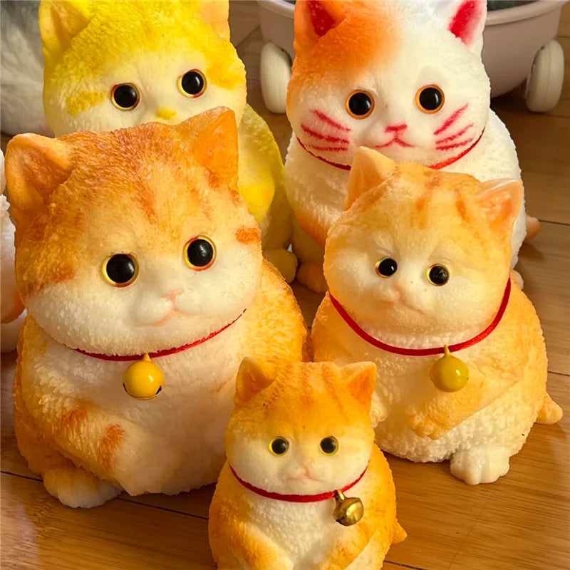 Kawaii Animal Squishy Toy Cat Soft Slow Rising Squeeze Stress Relief Sensory Fidget Toy Cute Anxiety Relief Toy Decoration Gift