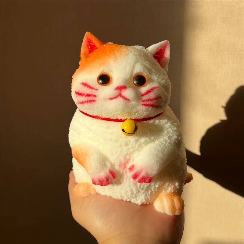 Kawaii Animal Squishy Toy Cat Soft Slow Rising Squeeze Stress Relief Sensory Fidget Toy Cute Anxiety Relief Toy Decoration Gift