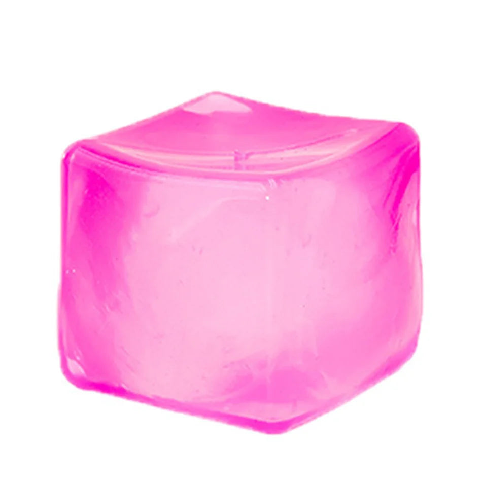 Squishy Balls Ice Cube Stress Relief Toy Super Soft Sensory Fidget Toys for Kids Adults Anxiety Relaxation Squeeze Gift
