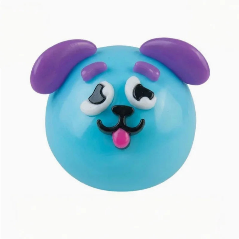 NEW Smushers Squishy, Curiosities Dog Face Swap Squishy Toy, Soft Moldable Cute Slow Rise Squeeze Toy,DIY toys ，Relaxing Sensory