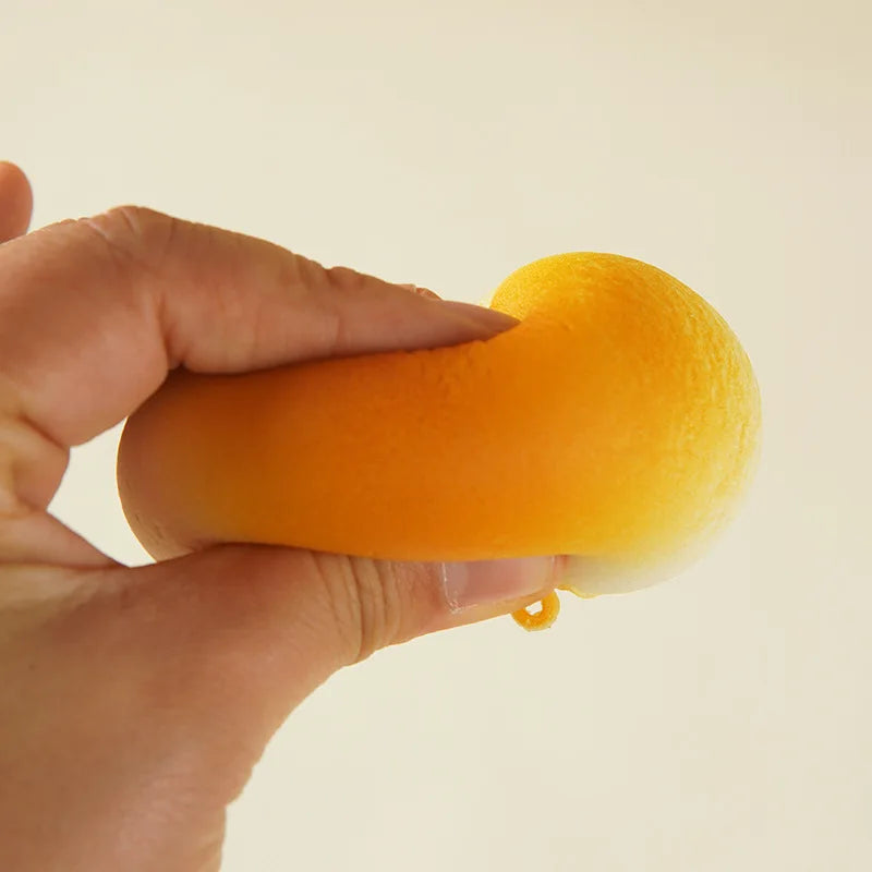 Simulation milk bread Squeeze Taba Squishy Toy Safety and health Food-grade silicone material Squeeze Toy Soft Relief Slow