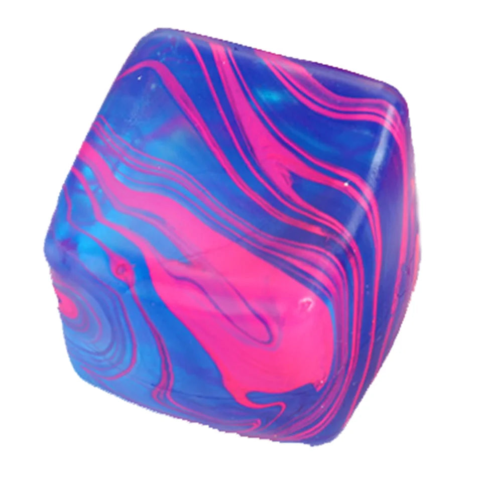 Squishy Balls Ice Cube Stress Relief Toy Super Soft Sensory Fidget Toys for Kids Adults Anxiety Relaxation Squeeze Gift