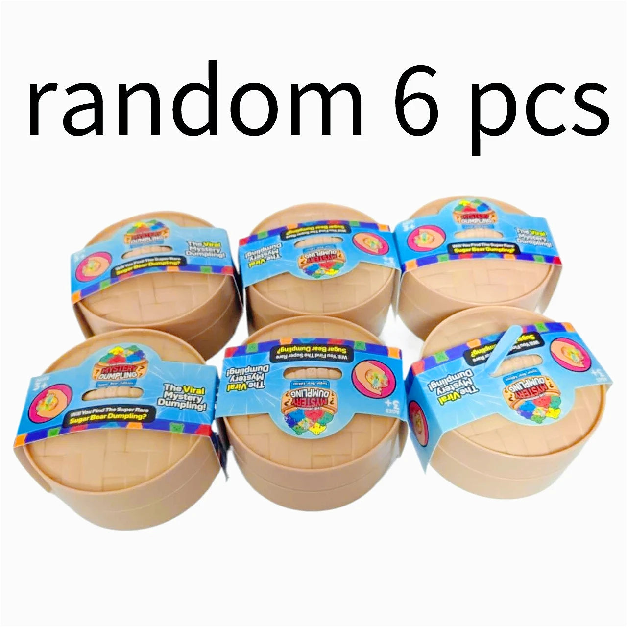 Squishy Dumpling Blind Box Toy - Colorful Simulated Food Squeeze Reliever Boost Happiness Relax