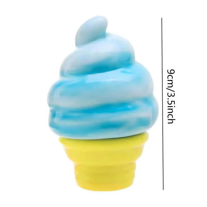 Sensory Squeeze Toy Ice Cream Color Squishy Stress Relief Fidget Toys Children Adults Collectable