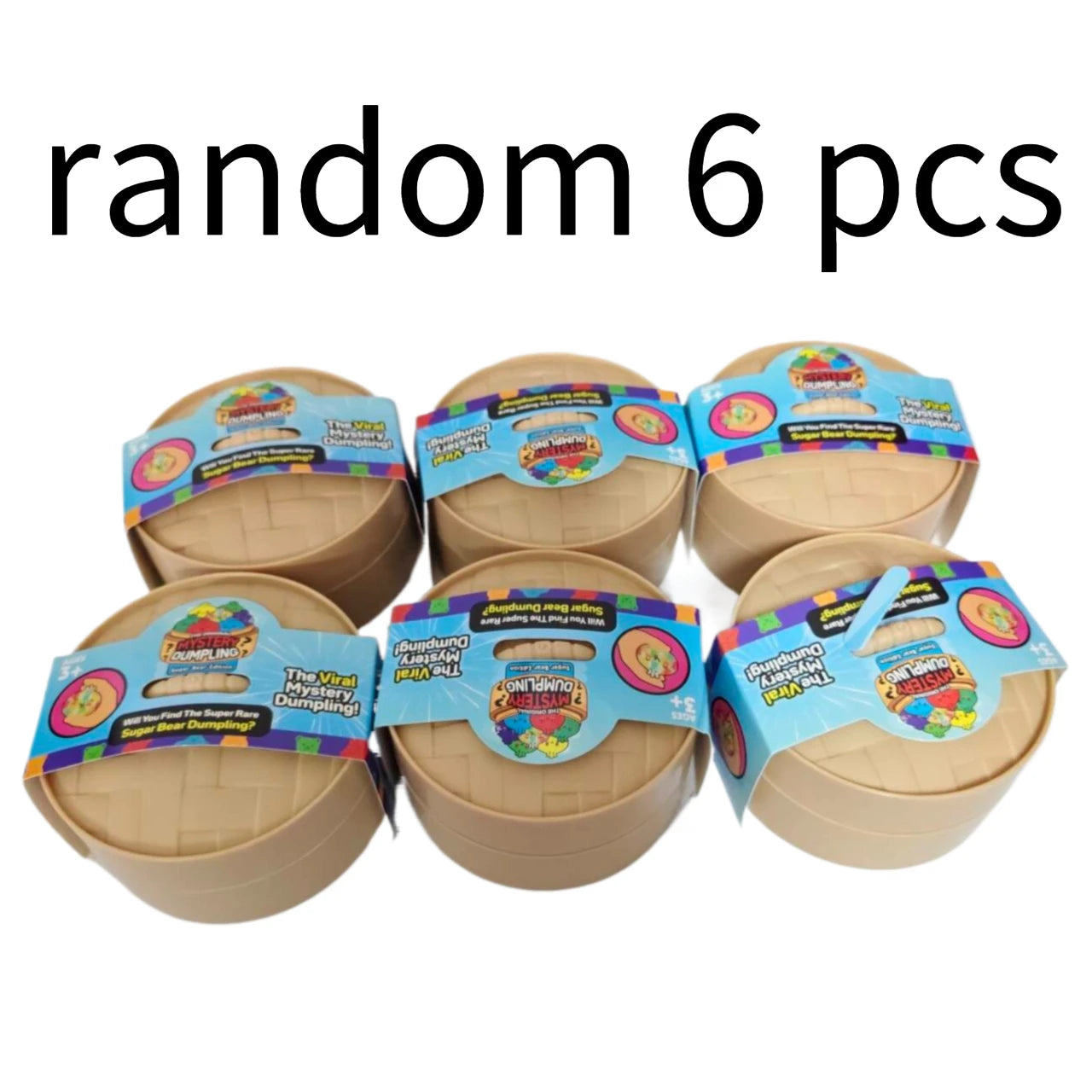 Squishy Dumpling Blind Box Toy - Colorful Simulated Food Squeeze Reliever Boost Happiness Relax