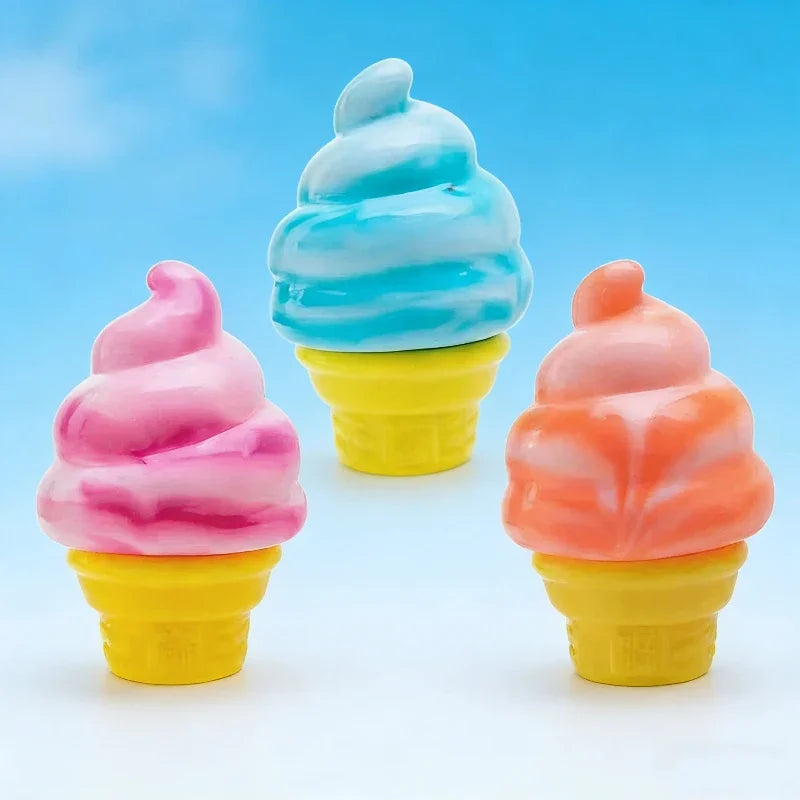 Sensory Squeeze Toy Ice Cream Color Squishy Stress Relief Fidget Toys Children Adults Collectable
