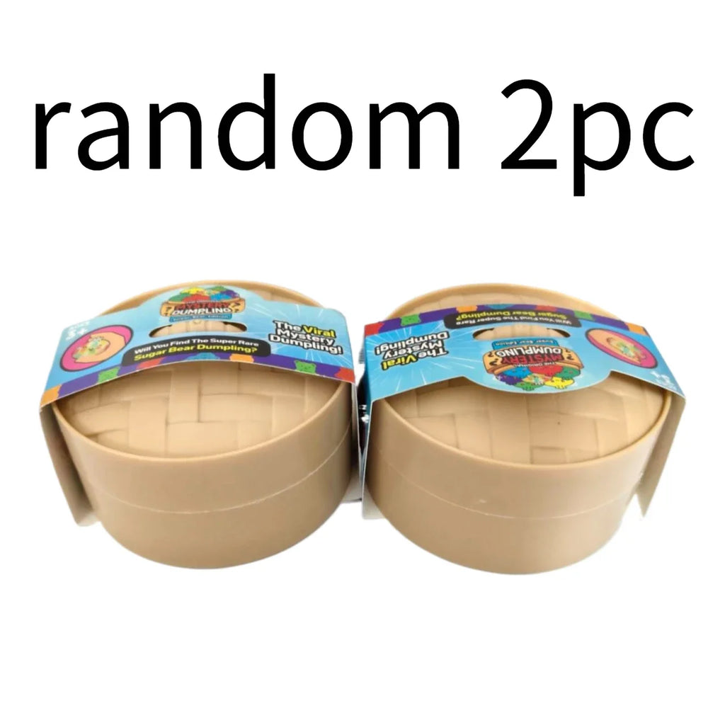 Squishy Dumpling Blind Box Toy - Colorful Simulated Food Squeeze Reliever Boost Happiness Relax