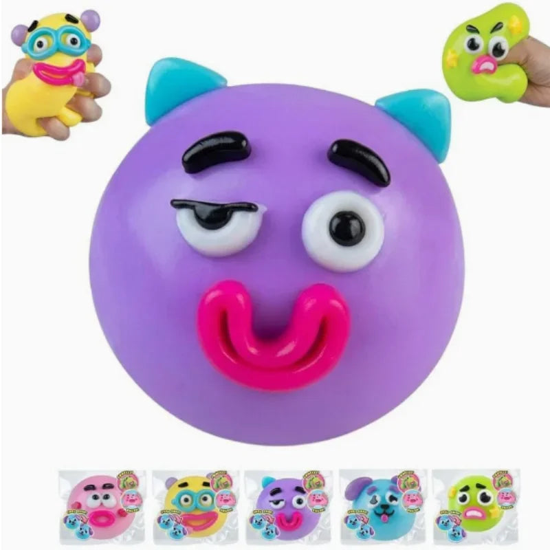 NEW Smushers Squishy, Curiosities Dog Face Swap Squishy Toy, Soft Moldable Cute Slow Rise Squeeze Toy,DIY toys ，Relaxing Sensory