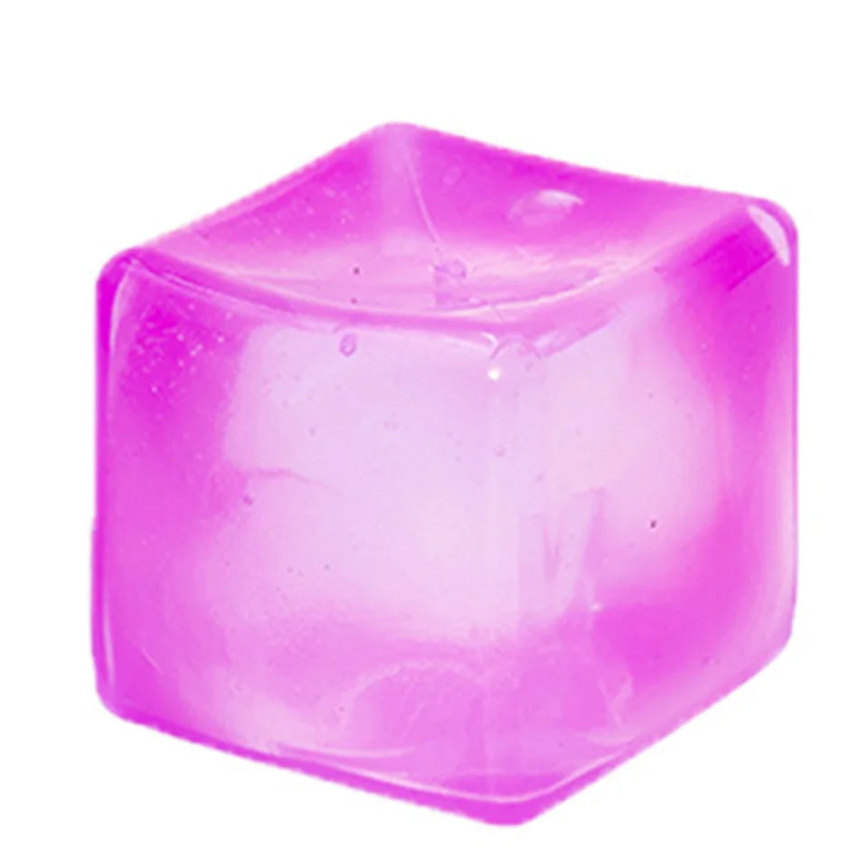 Squishy Balls Ice Cube Stress Relief Toy Super Soft Sensory Fidget Toys for Kids Adults Anxiety Relaxation Squeeze Gift