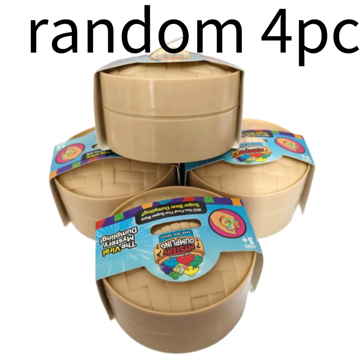 Squishy Dumpling Blind Box Toy - Colorful Simulated Food Squeeze Reliever Boost Happiness Relax