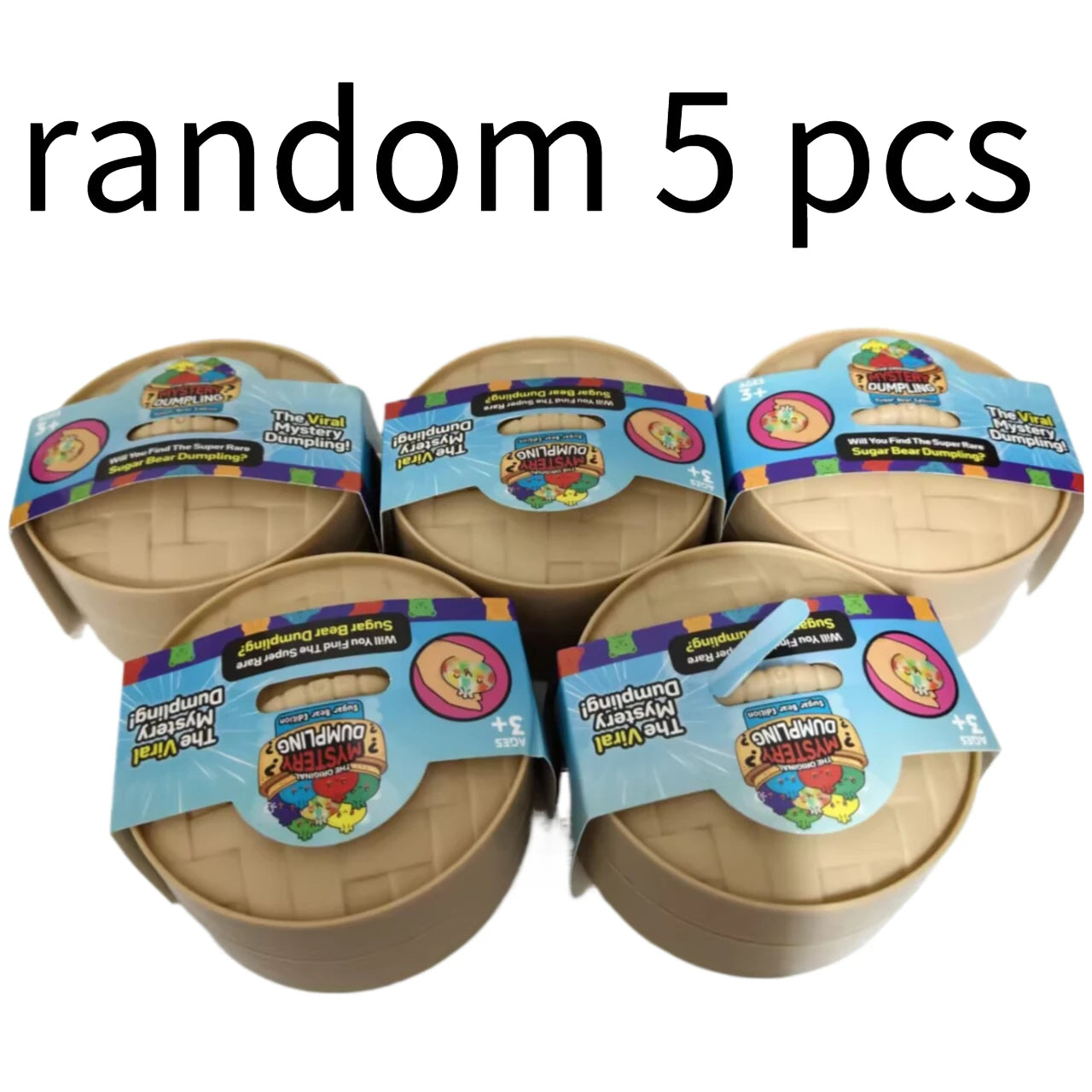 Squishy Dumpling Blind Box Toy - Colorful Simulated Food Squeeze Reliever Boost Happiness Relax