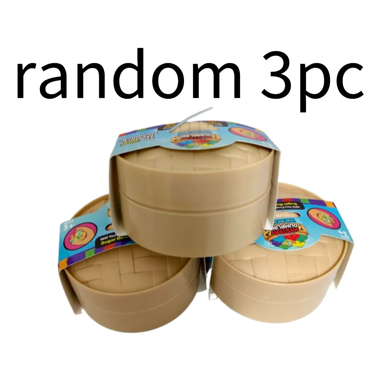 Squishy Dumpling Blind Box Toy - Colorful Simulated Food Squeeze Reliever Boost Happiness Relax